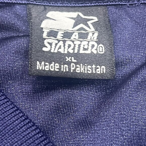 Vintage 90s Starter Team Clemson Tigers Basketball Jersey Tank Top Shirt Size XL - Picture 5 of 7